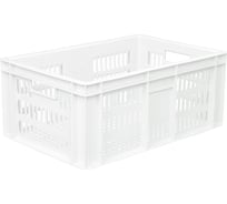 Морозостойкий ящик с перфорацией Тара.ру п/э 600x400x250, цвет натуральный 19154