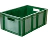 Ящик Тара.ру 600x400x250 сплошной, зеленый 19158
