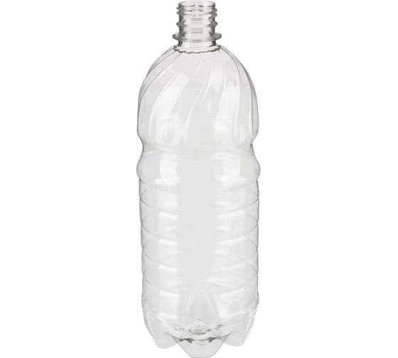 Бутылка ООО Комус проз., с крышкой, 1 л, ПЭТ, d-28 мм, BPF, узкое горло, уп. 100 шт. 1594028