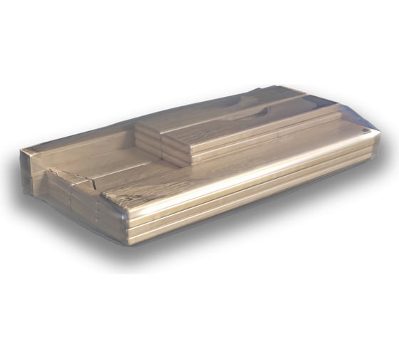 Деревянный ящик EcoHome бежевый, размеры 46x30x24 см бол