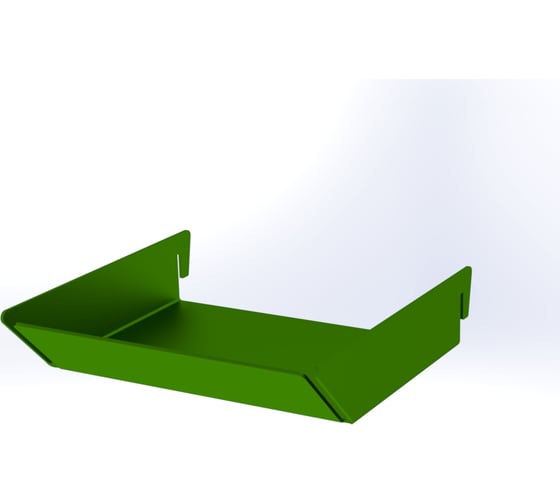 Лоток для мелочей ООО Металекс Metalex 35x150 зелёный ACPRLMZ