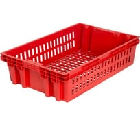 Хлебный ящик Дигрус п/э, 600x400x152,5 мм, красный, вес 1,2 кг Я-Х60.40.152-К/Д