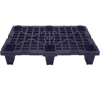 Перфорированный паллет Дигрус 800x600x150, на ножках, черный П-80.60.15-ПнЧ/Д