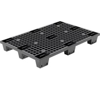 Перфорированный паллет Дигрус 1200x800x140, вкладываемый, на ножках, черный П-120.80.14-ПВнЧ/Д