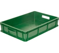 Сплошной ящик с ручками Дигрус 600x400x120, зелёный Я-60.40.12-СрЗ/Д