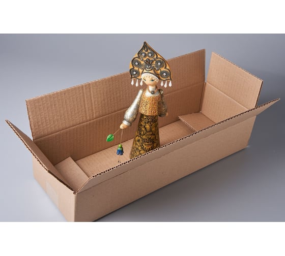 Картонная коробка PACK INNOVATION 46x16x9 см, объем 6.6 л, 10 шт. IP0GK461609-10