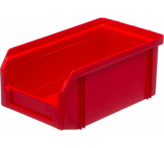 Пластиковый ящик Стелла-техник 172х102х75мм, 1 литр, V-1-красный 2