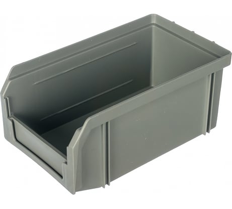 Пластиковый ящик Стелла-техник 172х102х75мм, 1 литр, V-1-серый