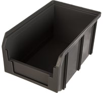 Пластиковый ящик Стелла-техник 234х149х120мм, 3,8 литра, V-2-серый