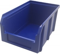 Пластиковый ящик Стелла-техник 234х149х120мм, 3,8 литра, V-2-синий
