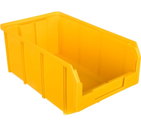 Пластиковый ящик Стелла-техник 342х207x143мм, 9,4 литра, V-3-желтый
