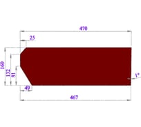 Разделитель Стелла-техник продольный желтый, Р-V-4 15498823