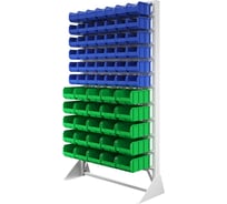 Стойка Стелла-техник 1150х2000 односторонняя, синий / зеленый В1-00-06-05