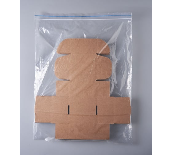 Самосборная картонная коробка PACK INNOVATION 10x10x6 см, объем 0.6 л, 20 шт. IP0GKSS101006-20