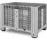 Перфорированный контейнер Пластик система IBox 1200x800x800 мм, 4 ножки, серый 11.602.91.С10 1
