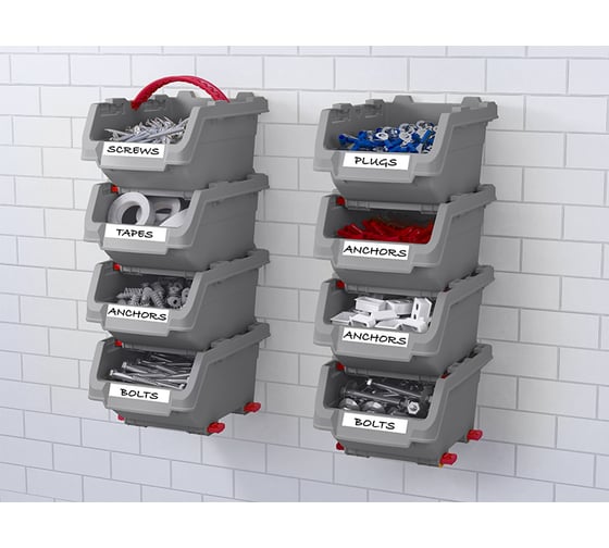 Комплект лотков Keter CLICK BIN SMALL SET 4 PCS. 0.45 L 17197117