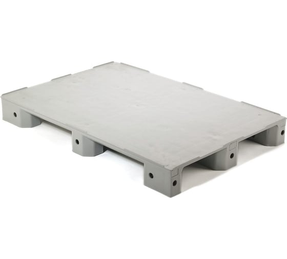 Сплошная паллета с бортиком, серая, 1200х800х140мм SCHOELLER Bipp SAS-2712510502