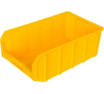 Пластиковый ящик Стелла-техник 502х305х184мм, 20 литров, V-4-желтый