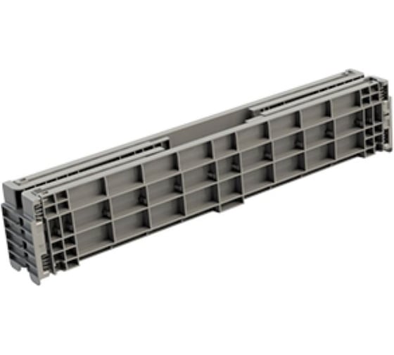 Складной паллетный борт Дигрус 1200x800x200 мм, серый Б-120.80.20-ПСС/Д