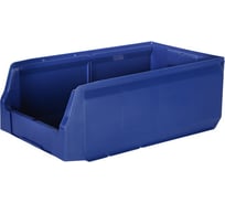 Лоток складской для метизов 400х225х150 Пластик Система, синий 12.414