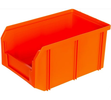 Пластиковый оранжевый ящик 234х149х121мм Gigant V-2