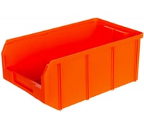 Пластиковый оранжевый ящик 341х207х143мм Gigant V-3
