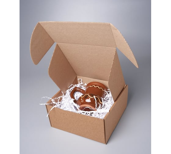 Самосборная картонная коробка PACK INNOVATION 20x20x10 см, объем 2 л, 10 шт. IP0GKSS202010-10