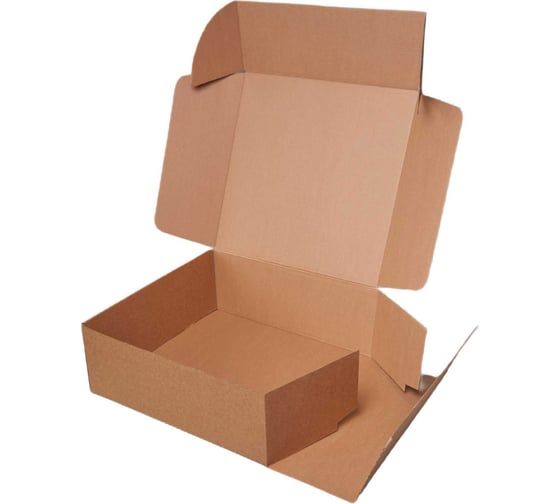 Самосборная картонная коробка PACK INNOVATION 37x37x14 см, объем 19.2 л, 20 шт. IP0GKSS373714-20
