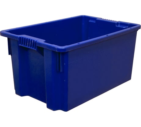 Сплошной ящик Тара.ру 600х400х300 мм, синий 05428
