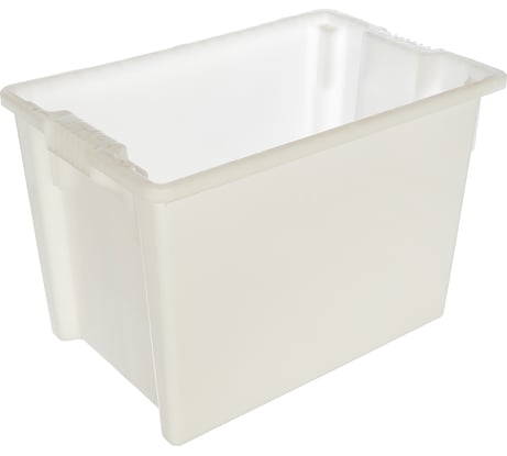 Морозостойкий сплошной ящик Тара.ру 600х400х400 мм, белый 05340