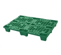 Пластиковый облегченный паллет HONEYCOMB 1200x800x150 мм, зеленый M-type3зел