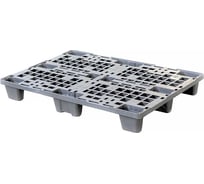 Пластиковый облегченный паллет HONEYCOMB 1200x800x150 мм, серый M-type3сер