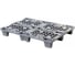 Пластиковый облегченный паллет HONEYCOMB 1200x800x150 мм, серый M-type3сер 1