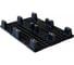 Пластиковый облегченный паллет HONEYCOMB 1200x800x150 мм, черный M-type3черн 2