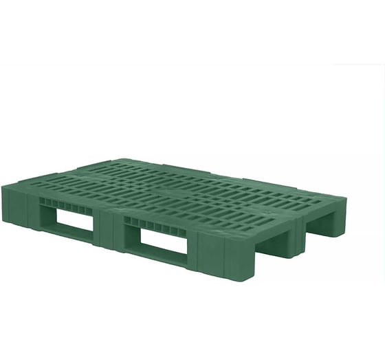 Пластиковый перфорированный паллет HONEYCOMB 1200x800x150 мм, зеленый M-type2зел 1