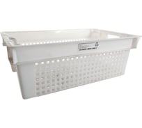 Белый ящик п/э 600х400х200, вес 1,4 кг Тара.ру 01722