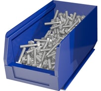 Ящик пластиковый малый 155x100x75 ПРАКТИК S30299100507