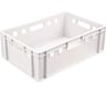 Ящик п/э 600х400х200 сплошной, белый, морозостойкий Тара.ру Е2 01682