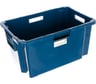 Мясной ящик п/э 600х400х300 сплошной синий Тара.ру 19570