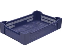 Ягодный ящик п/э 600х400х135 синий Тара.ру 00361