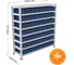 Стеллаж IRONMEBEL new optimus-box 1000x1000x300 мм, с пластиковыми ящиками M-С10SK3109new 2