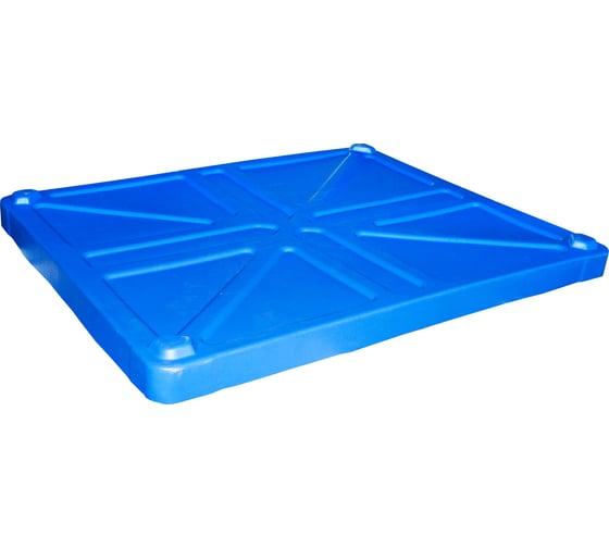 Крышка для BoxPallet ТАРА 1230х1040х80 мм синий 06864