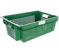 Ящик, 600x400x200 зеленый, вес 1.4 кг Тара.ру 00338