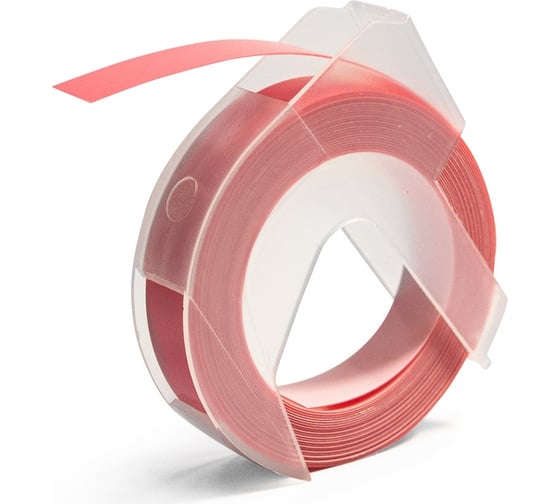 Лента Vell 5238-03 9 мм, 3 м, розовая, для Alpha и Dymo Omega 1350542 1