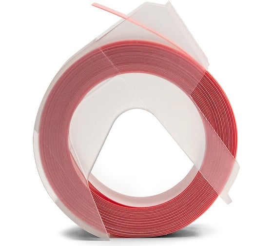 Лента Vell 5238-03 9 мм, 3 м, розовая, для Alpha и Dymo Omega 1350542