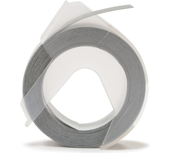 Лента Vell 5238-10 9 мм, 3 м, серебристая, для Alpha и Dymo Omega 1350549