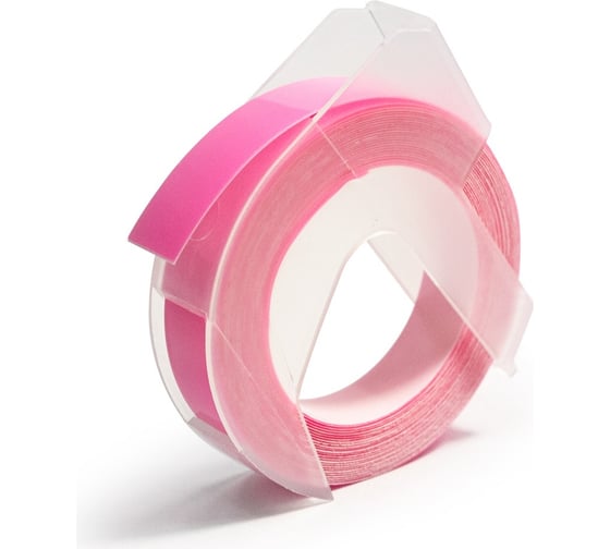 Лента Vell 5238-f03 9 мм, 3 м, ярко-розовая, для Alpha и Dymo Omega 1350553