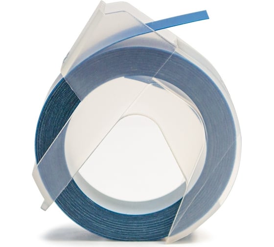 Лента Vell 5238-o06 9 мм, 3 м, темно-голубая, для Alpha и Dymo Omega 1350545