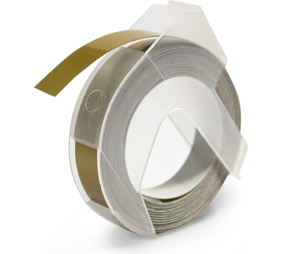 Лента Vell 5238-c08 9 мм, 3 м, золотистая, для Alpha и Dymo Omega 1350548 1