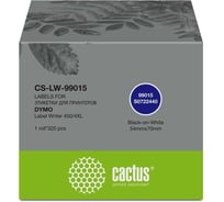 Этикетки CACTUS CS-LW-99015 70x54 мм, черный на белом, 320 шт./рул. для Dymo Label Writer 450/4XL 1934415